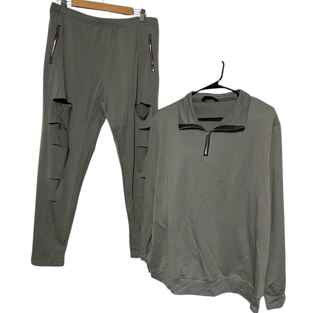 Chicme Grey Jogger Set